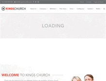 Tablet Screenshot of kingschurchlife.com
